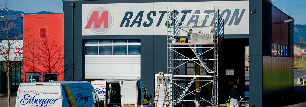 M-Rast: Fassaden- und Oberflächensanierung